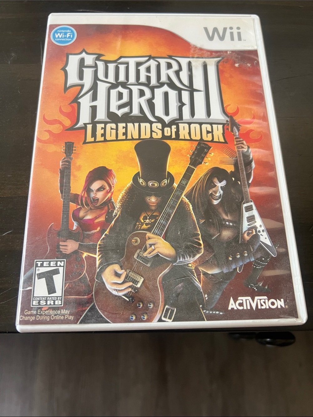 Guitar Hero III: Legends of Rock - Wii Game (Orange Cover)